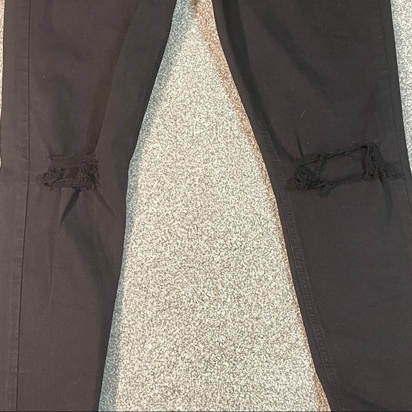 Topshop Jamie High Waisted Skinny Jeans Black Size 10 Petite 32x28 - Picture 3 of 11